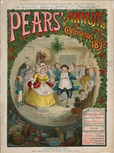ペアーズクリスマスアニュアルの表紙、1892年 作： Charles Green